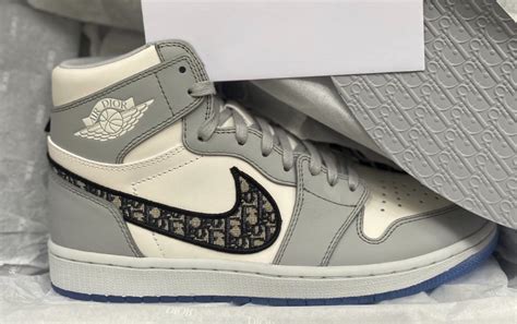 grey jordans dior|Dior jordan 1 release date.